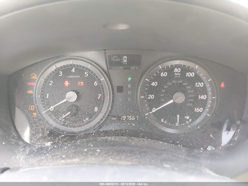 2008 LEXUS ES SEDAN 3.5L V-6 DOHC, VVT, 272HP