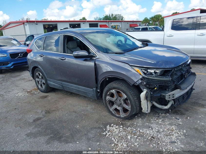 2018 Honda Cr-V Ex-L/Ex-L Navi, Перёд и зад, IAAI, VIN 7FARW1H87JE021425