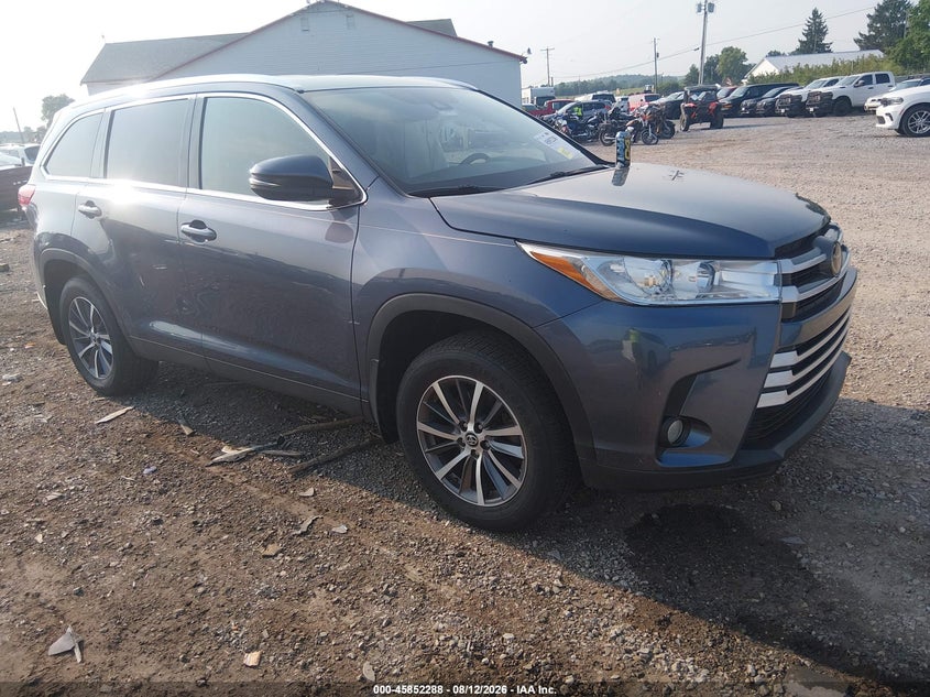 Vin: 5tdjzrfh3ks942023, lot: 46351221, toyota highlander xle 20191