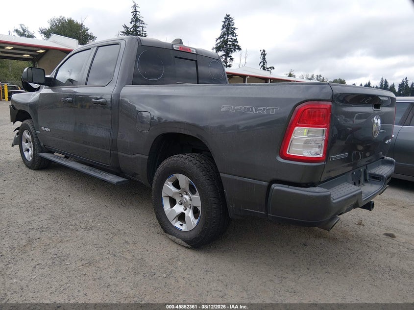 Vin: 1c6srfbt2mn742134, lot: 46351294, ram 1500 big horn  4x4 6'4 box 20213