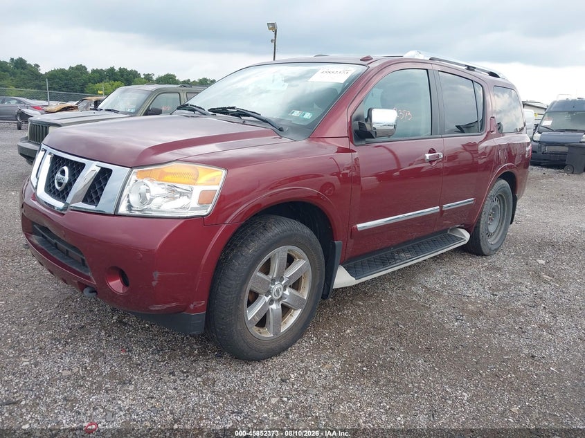 Vin: 5n1aa0ne2bn616984, lot: 46351306, nissan armada platinum 20112