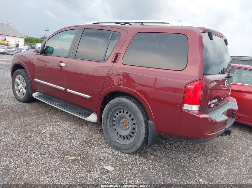 Vin: 5n1aa0ne2bn616984, lot: 46351306, nissan armada platinum 20113