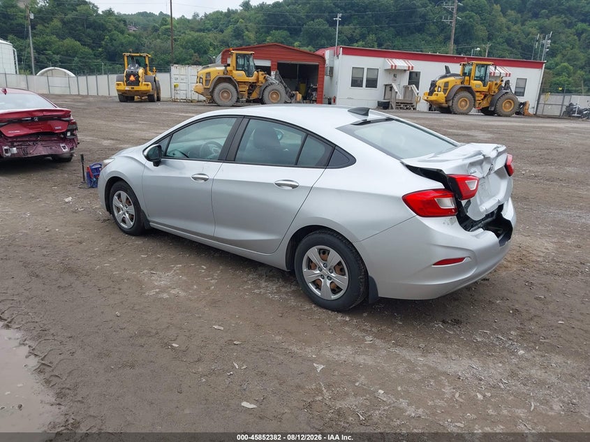 Vin: 1g1bc5sm0j7195225, lot: 46351315, chevrolet cruze ls auto 20183
