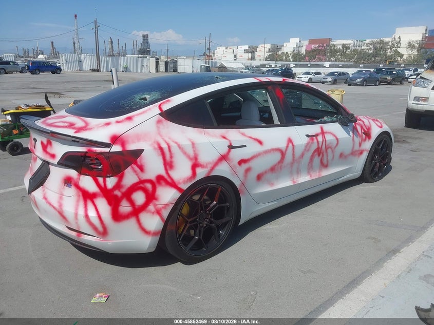 Vin: 5yj3e1ea4mf987571, lot: 46351402, tesla model 3 standard range plus rear-wheel drive 20214
