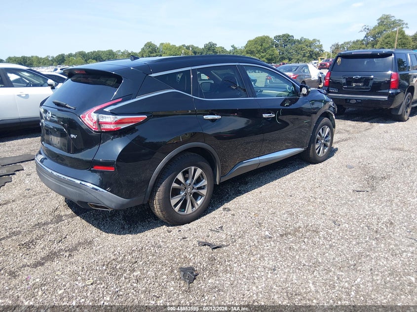 NISSAN MURANO 2016 VIN 5N1AZ2MG4GN116615