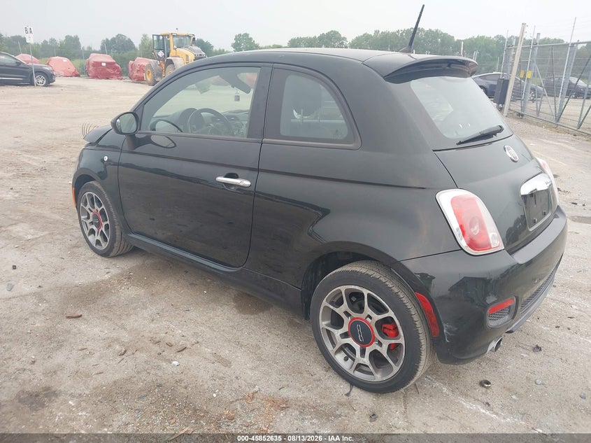 Vin: 3c3cffbr7et174186, lot: 46351568, fiat 500 sport 20143