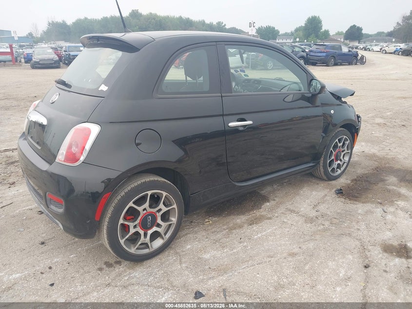 Vin: 3c3cffbr7et174186, lot: 46351568, fiat 500 sport 20144