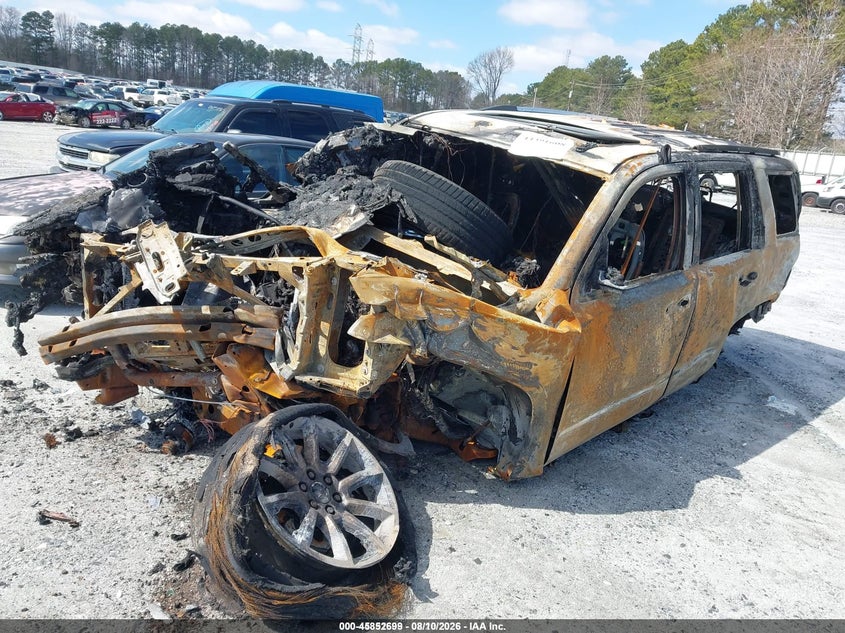 2015 Chevrolet Tahoe Ltz, Interior Burn, IAAI, VIN 1GNSKCKC1FR649894 — photo 2