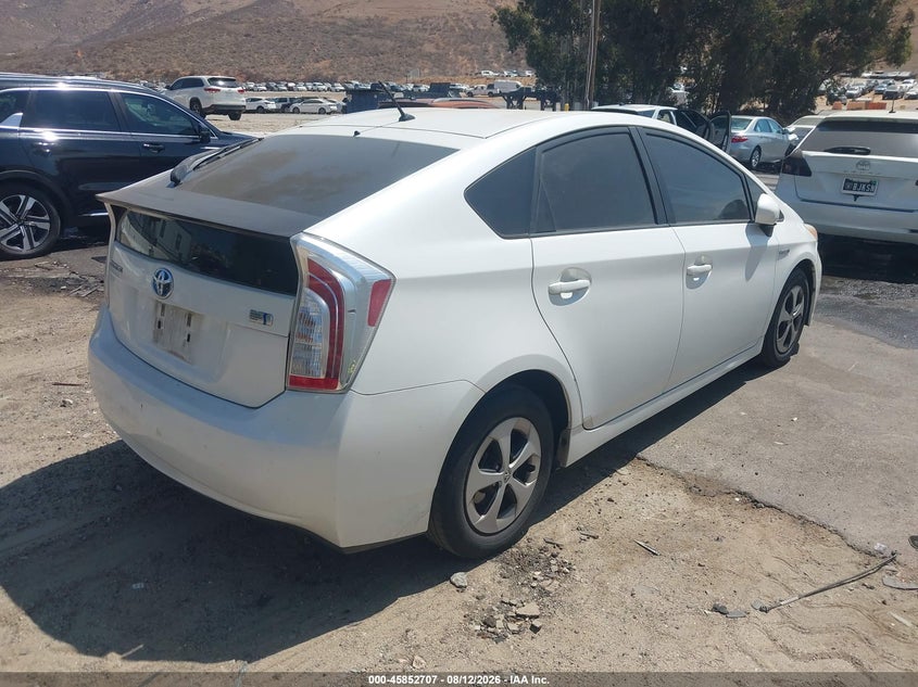 Vin: jtdkn3du1c5422536, lot: 46351640, toyota prius two 20124