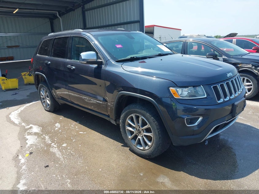 2015 Jeep Grand Cherokee Limited, Hail, IAAI, VIN 1C4RJFBG6FC821550