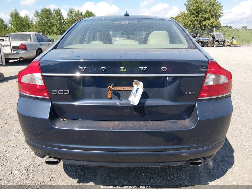 2010 VOLVO S80 SEDAN 3.2L I-6 DOHC, VVT, 235HP
