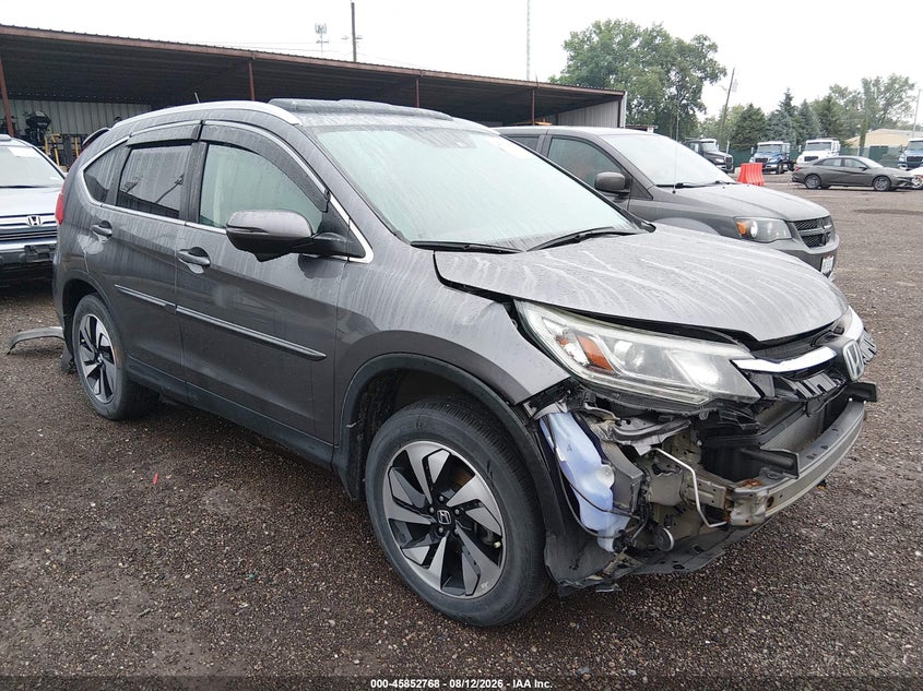 2016 Honda Cr-V Touring, Лівий перед, IAAI, VIN 5J6RM4H94GL019451