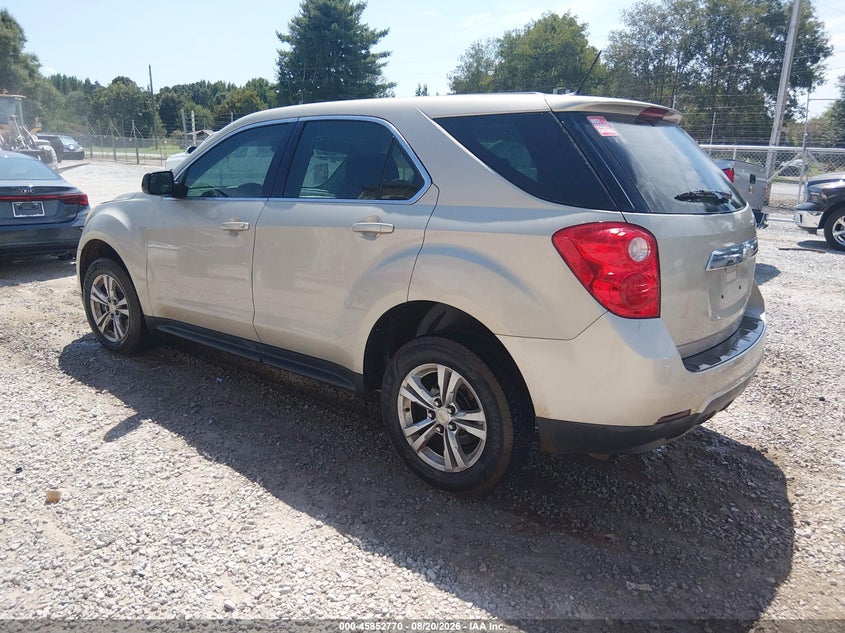 Vin: 1gnalaek4ez111012, lot: 46351703, chevrolet equinox ls 20143