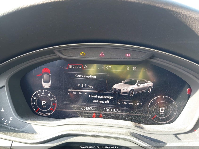 AUDI A5 2018 VIN WAUYNGF51JN018797