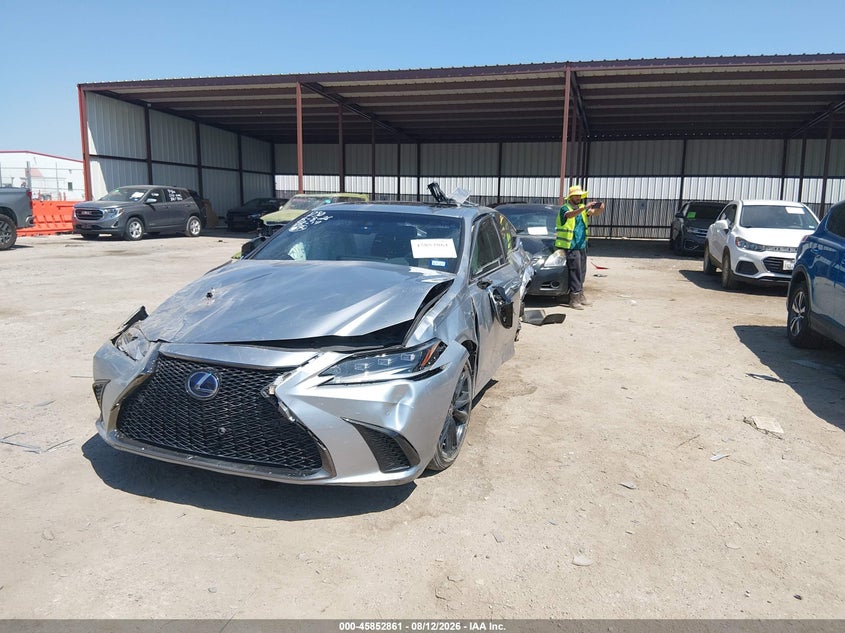 2022 Lexus ES, По колу, IAAI, VIN 58AGA1C16NU016309 — фото 2