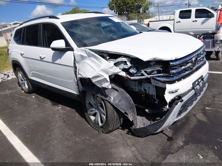 2021 Volkswagen Atlas 3.6L V6 Se W/Technology, Front, IAAI, VIN 1V2WR2CAXMC549188