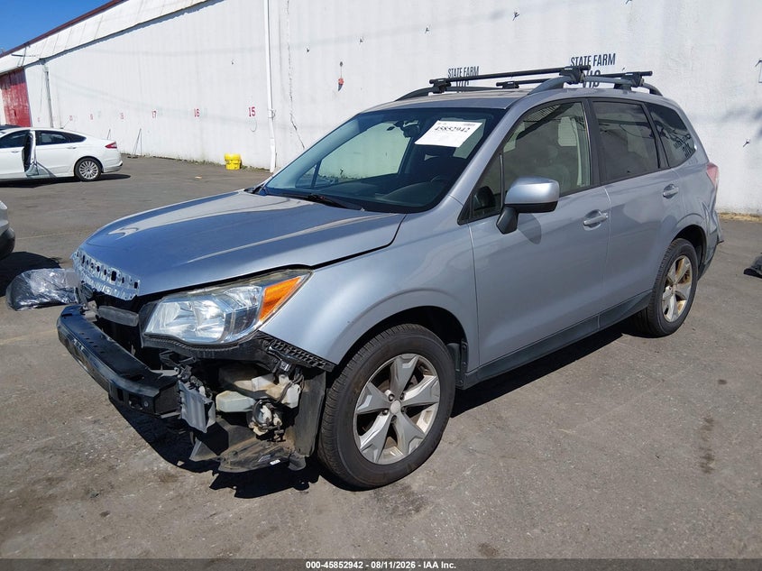 2015 Subaru Forester, Правый бок, IAAI, VIN JF2SJADC2FH834752 — фото 2