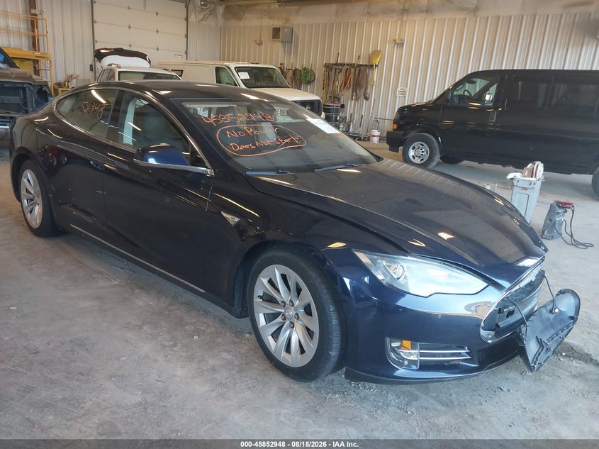 2015 TESLA MODEL S auction photo 1