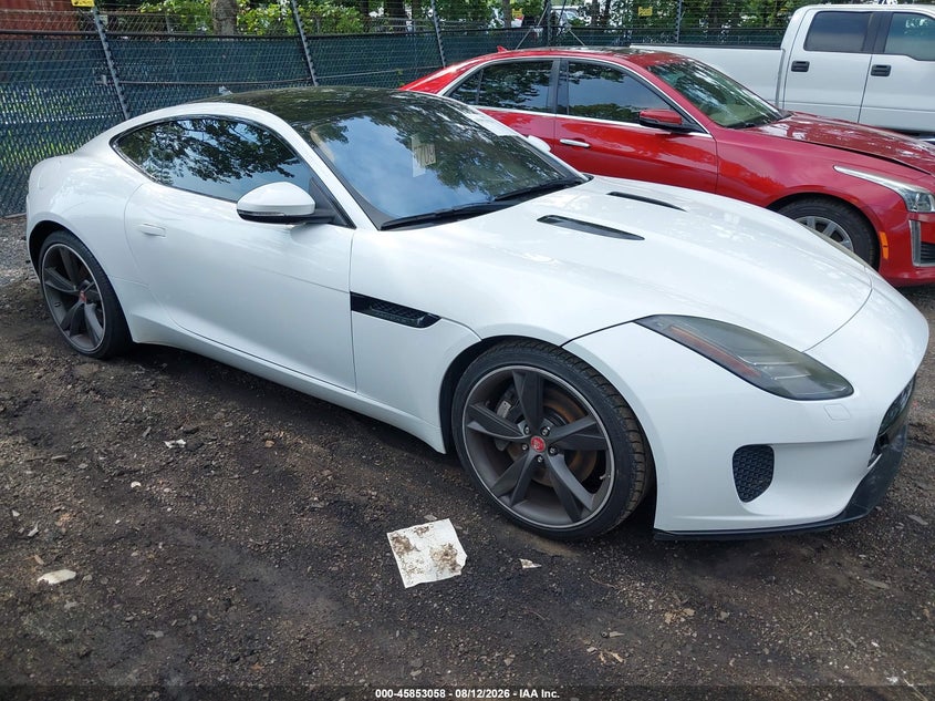 2018 Jaguar F-Type 296Hp, Flood, IAAI, VIN SAJDD1GX9JCK52037