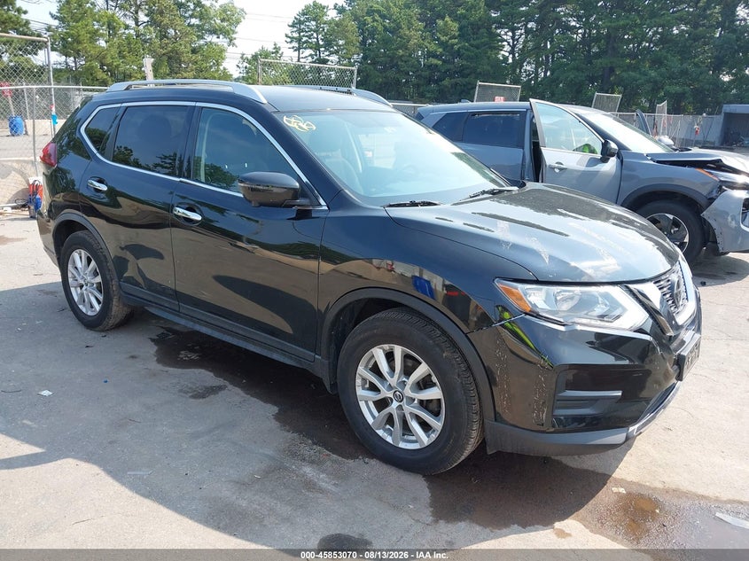 2018 Nissan Rogue Sv, Перёд и зад, IAAI, VIN KNMAT2MV4JP599474