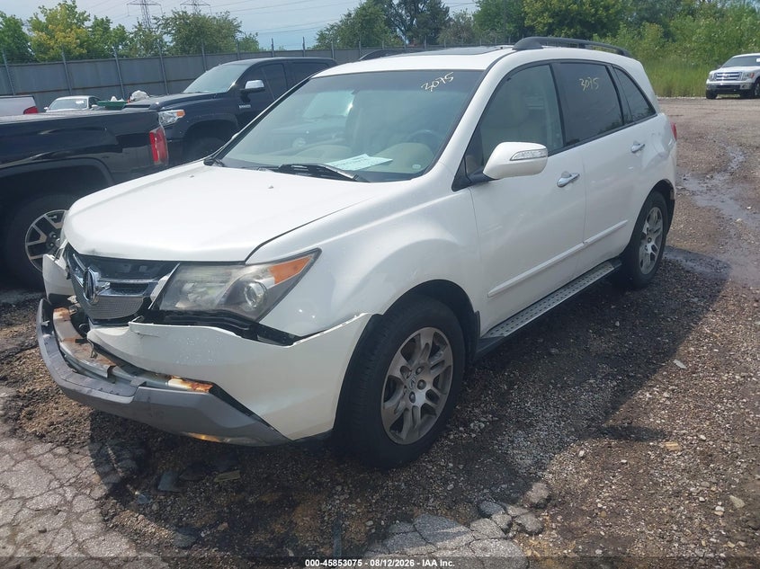 ACURA MDX 2008 VIN 2HNYD28338H501631