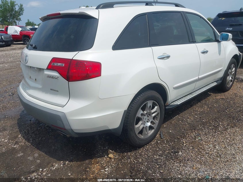 ACURA MDX 2008 VIN 2HNYD28338H501631