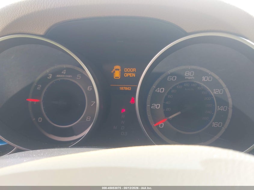 ACURA MDX 2008 VIN 2HNYD28338H501631