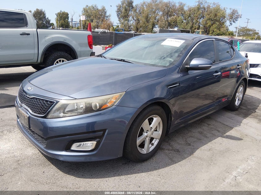 2015 Kia Optima, Угон, IAAI, VIN 5XXGM4A70FG472194 — фото 2