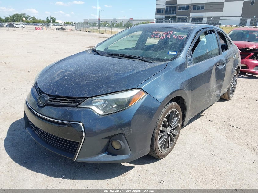 2016 Toyota Corolla, Левый бок, IAAI, VIN 2T1BURHE4GC498169 — фото 2