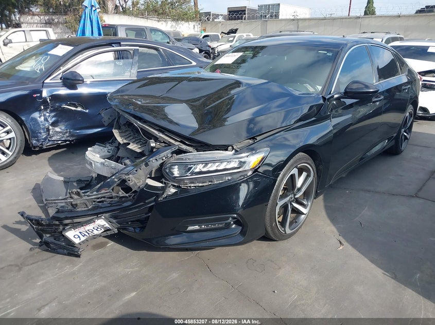 2019 Honda Accord, Front End, IAAI, VIN 1HGCV2F36KA016830 — photo 2