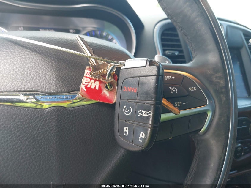 CHRYSLER 300C 2015 VIN 2C3CCAPT7FH786365