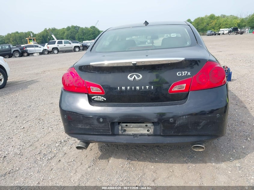 INFINITI G37X 2013 VIN JN1CV6AR0DM750790