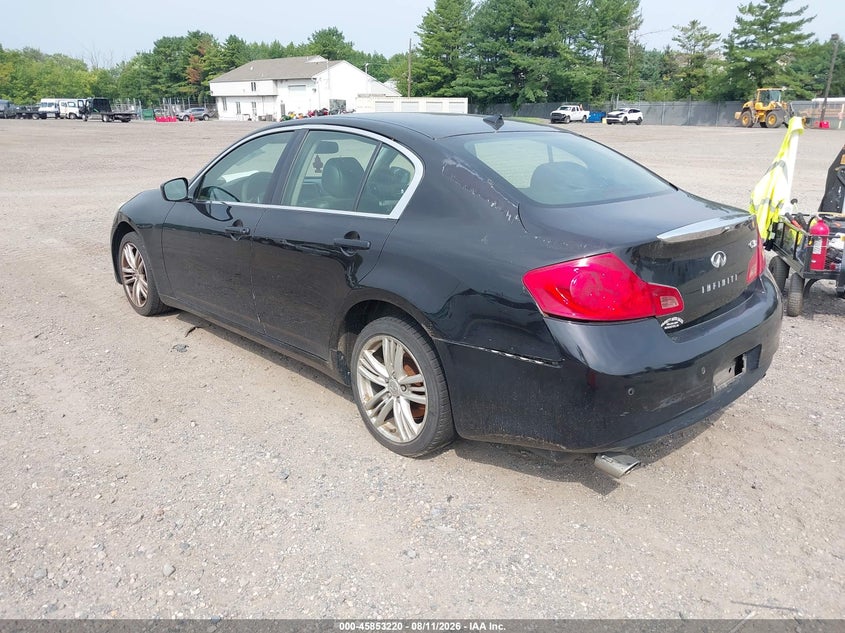 INFINITI G37X 2013 VIN JN1CV6AR0DM750790