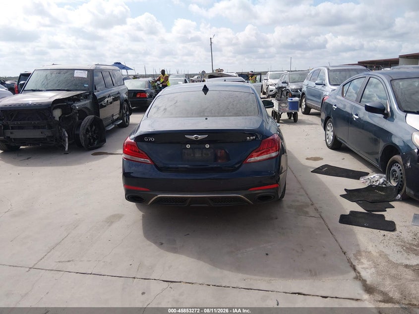 GENESIS G70 2019 VIN KMTG34LE8KU044183