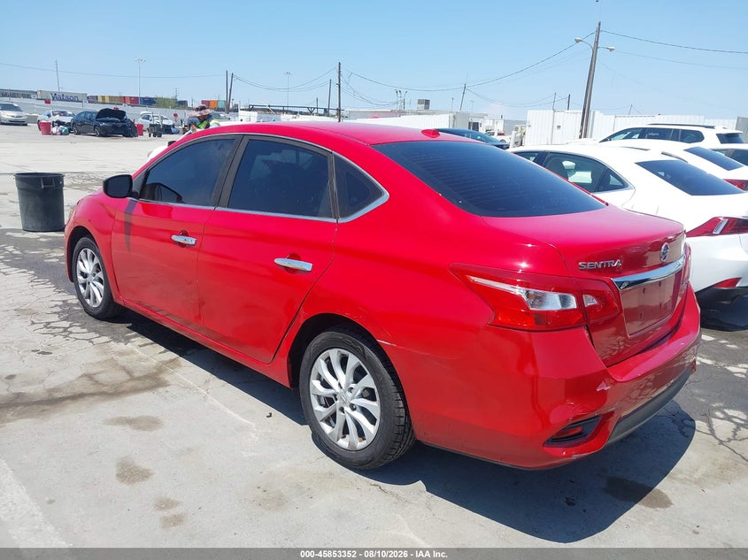 Vin: 3n1ab7ap8jl617074, lot: 46352285, nissan sentra sv 20183