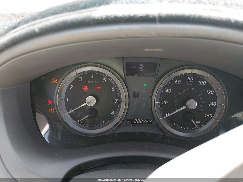 LEXUS ES 350 2009 VIN JTHBJ46GX92336627