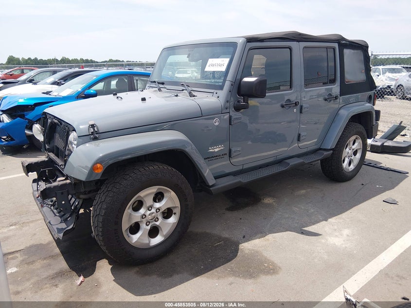 Vin: 1c4bjwegxfl525766, lot: 46352438, jeep wrangler unlimited sahara 20152