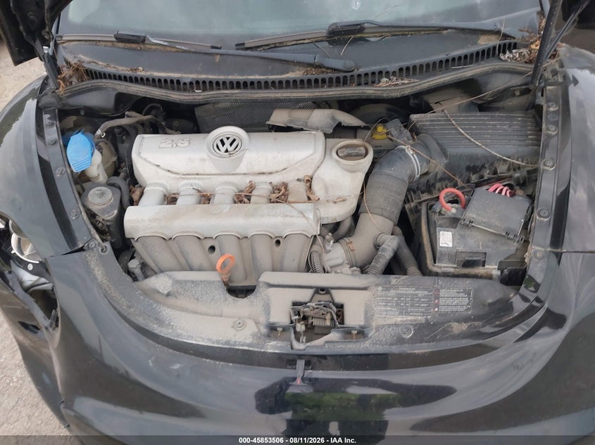 2009 VOLKSWAGEN BEETLE HATCHBACK 2.5L I-5 DOHC, VVT, 150HP