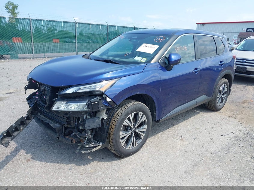 Vin: jn8bt3bbxnw331578, lot: 46352531, nissan rogue sv intelligent awd 20222