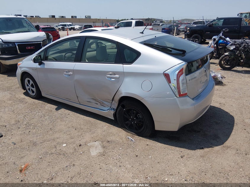TOYOTA PRIUS 2013 VIN JTDKN3DU9D5623196