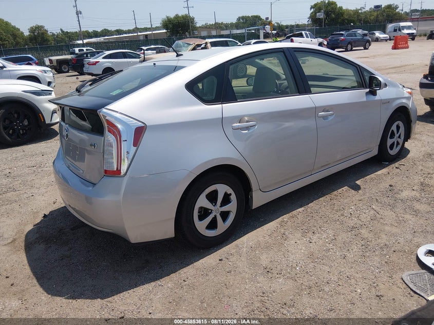 TOYOTA PRIUS 2013 VIN JTDKN3DU9D5623196