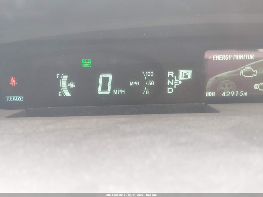 TOYOTA PRIUS 2013 VIN JTDKN3DU9D5623196