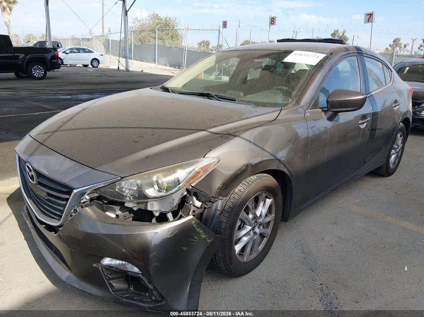 Vin: jm1bm1v72e1110591, lot: 46352657, mazda mazda3 i touring 20142