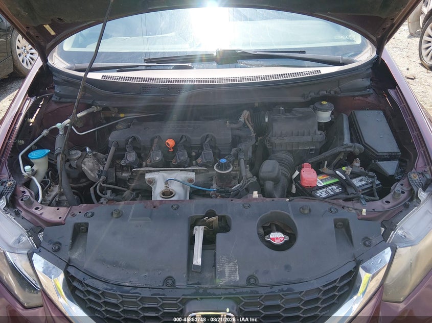 2013 HONDA CIVIC SEDAN 1.8L I-4 VVT, 140HP