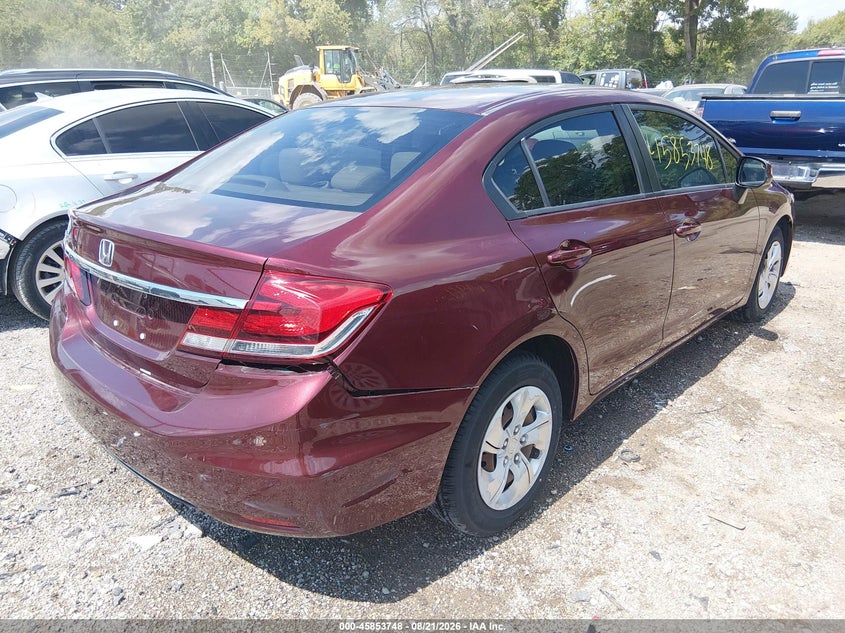 2013 HONDA CIVIC SEDAN 1.8L I-4 VVT, 140HP