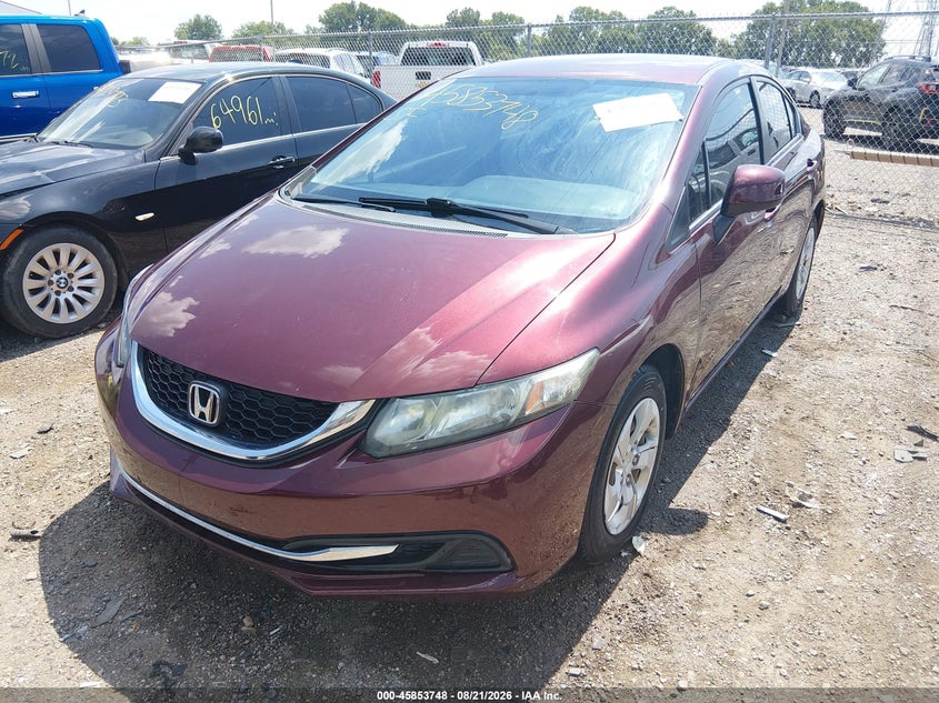 2013 HONDA CIVIC SEDAN 1.8L I-4 VVT, 140HP