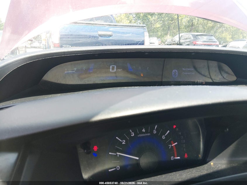 2013 HONDA CIVIC SEDAN 1.8L I-4 VVT, 140HP