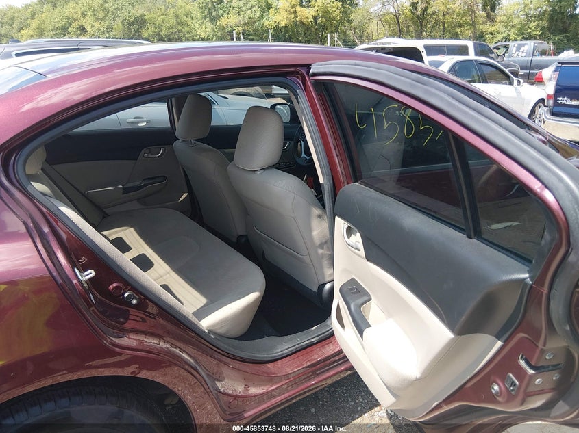 2013 HONDA CIVIC SEDAN 1.8L I-4 VVT, 140HP