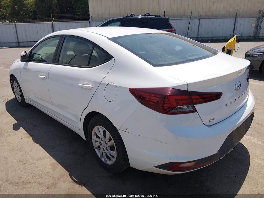 Vin: 5npd74lf7lh612790, lot: 46352682, hyundai elantra se 20203