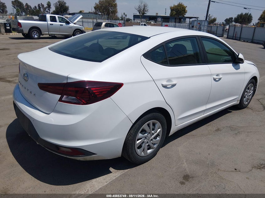 Vin: 5npd74lf7lh612790, lot: 46352682, hyundai elantra se 20204